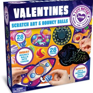 Valentines Day Cards With Magic Cards And Marble Balls