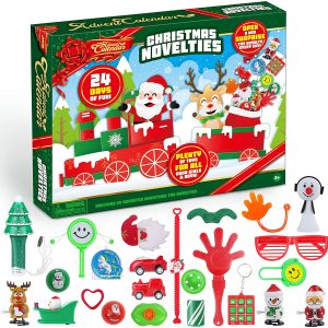 2021 Christmas Advent Calendar with Christmas Novelty Toys