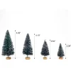 24pcs Mini Snow Frosted Artificial Christmas Trees