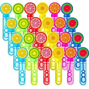 24pcs Fruits Mini Bubble Wands 2oz