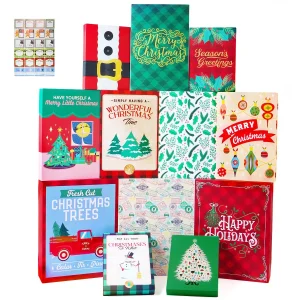 24pcs Assorted Christmas Shirt Gift Boxes