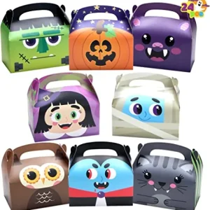 24pcs Multi-Character Halloween Cookie Boxes