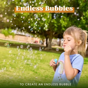 24pcs Mini Bubble Bottles with Wands
