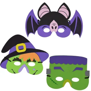 24pcs Kids Halloween Foam Mask