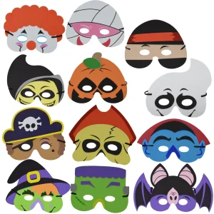 24pcs Kids Halloween Foam Mask