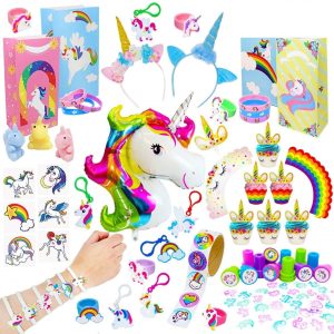Unicorn Party Supplies, 144 Pcs