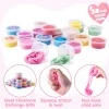 28Pcs Valentines Sand Slime with Valentines Day Cards