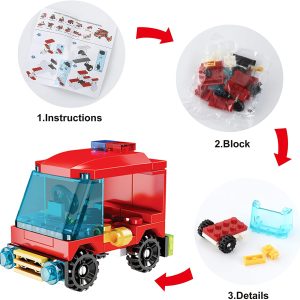 2021 Christmas Advent Calendar Toys with Vehicle Building Blocks