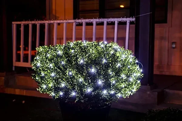 2x100 LED Warm White Led Christmas Net Lights 4ft