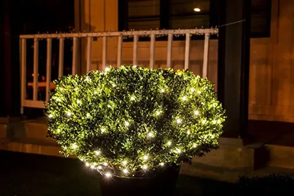 2x100 LED Warm White Led Christmas Net Lights 4ft