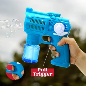 2pcs Bubble Blower Guns with Light and Music
