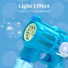 2pcs Bubble Blower Guns with Light and Music