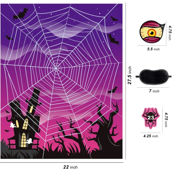 2Pcs Halloween Pin game 2 designs
