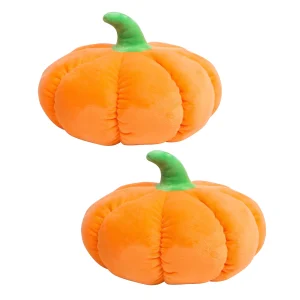 2Pcs Halloween Plush Pumpkin