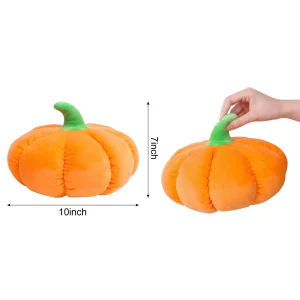 2Pcs Halloween Plush Pumpkin