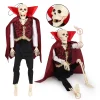 2Pcs Halloween Skeleton Vampire 16in