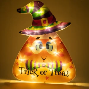 Lighted Candy Corn Decoration