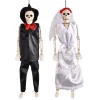 2Pcs Wedding Bride and Groom Skeleton 16in