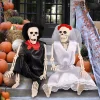 2Pcs Wedding Bride and Groom Skeleton 16in