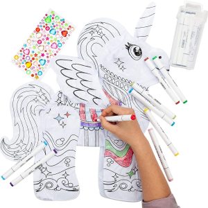 Inflatable Unicorn Coloring Craft Toy Set