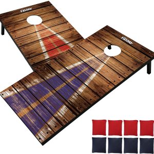 Solid Wood Corn Hole Set with 8 Classic Bags