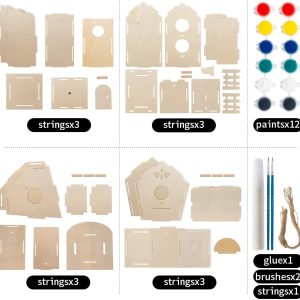 Wooden Birdhouse Painting Kit – KLEVER KITS