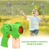 2pcs Bubble Blower Machine with 2 Bottles Solutions