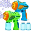 2pcs Bubble Guns with LED Lights and Music