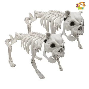 2pcs Skeleton Dog Halloween Decoration