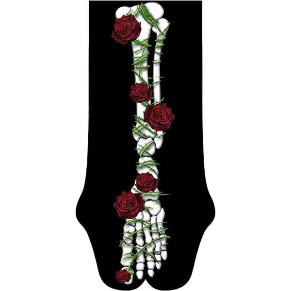 Adult 3pcs Halloween Skeleton Compression Socks