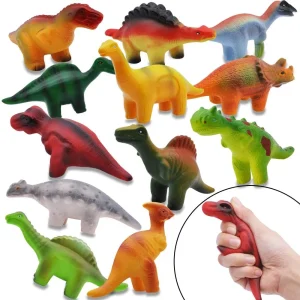 12Pcs Dinosaurs Squishy Toys Sets