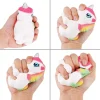 3pcs Jumbo Fantasy Soft and Yielding Animal 3.6in to 5in