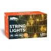 300-Count 98.1ft LED Orange Halloween String Lights with 8 Lighting Modes