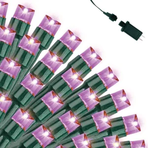 300-Count Purpple LED Halloween String Lights 98.1ft