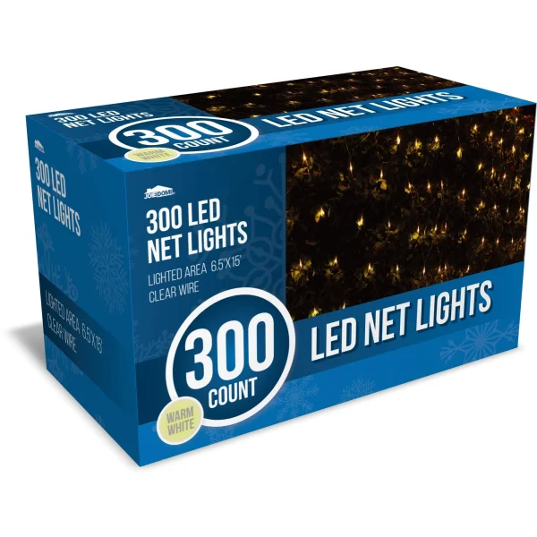 300 LED Christmas Warm White Net Lights