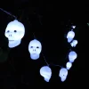 30Pcs LED Skulls White String Lights 15ft