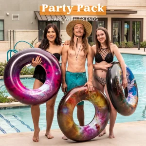 3pcs Inflatable Pool Floats Tube Rings