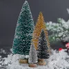 32pcs Snow Frost Mini Artificial Christmas Tree