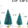 32pcs Snow Frost Mini Artificial Christmas Tree