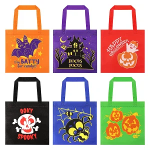 32Pcs Non-Woven Trick-or-Treat Bags 8.5in×8.75in