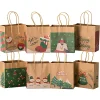 32pcs Kraft Christmas Small Gift Bags