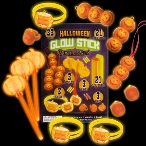 33Pcs Halloween Glow Stick Set