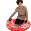 2pcs 34in Inflatable Snow Tube Sled for Kids and Adults