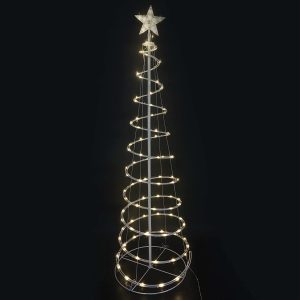 5ft LED Yard Light – Spiral Tree (Warm White)
