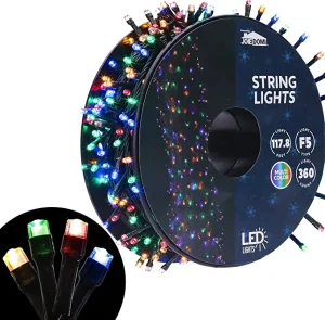 360 LED Warm White Christmas String Lights 117.8ft