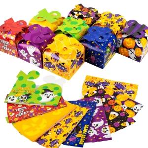 36Pcs Halloween Goodie Gift Boxes with Bow
