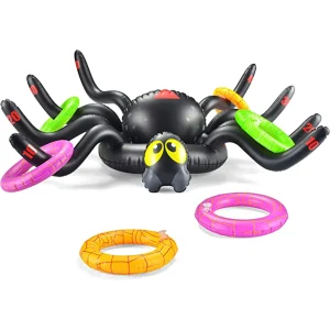 Halloween Inflatable Spider Ring Toss Game
