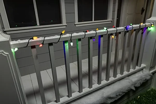 3x25 LED Warm White C9 Led Christmas String Lights