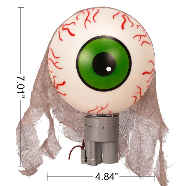 3Pcs Halloween Pathway Lights Animated Eyeball Decorations