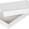 White Cardboard Gift Boxes with Lids